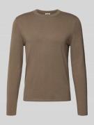 Gebreide pullover met ribboorden, model 'Irmino'