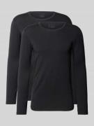 Shirt met lange mouwen met stretchgehalte