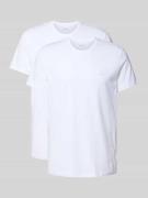 T-shirt met ronde hals in een set van 2 stuks, model 'ComfortS'