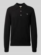 Gebreide pullover met kentkraag