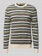 Loose fit gebreide pullover van puur katoen