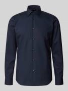 Regular fit zakelijk overhemd met stretch