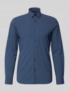 Slim fit zakelijk overhemd van ademend materiaal, model 'HANK'