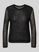 Gebreide pullover met ronde hals