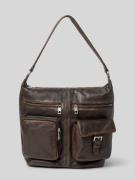 Handtas met diverse vakken, model 'ANDREA HOBO'