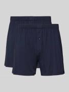 Boxershort met elastische band in een set van 2 stuks