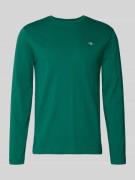 Shirt met lange mouwen en labelstitching