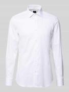 Slim fit zakelijk overhemd van katoenmix, model 'HANK'