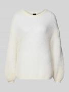 Oversized gebreide pullover van mohairmix met wol, model 'C_FERIGNON'