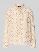 Strikblouse in all-over look, model 'Bo'