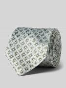 Stropdas van zijde in all-over look (7 cm)