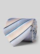 Stropdas van zijde met streepmotief (7 cm)