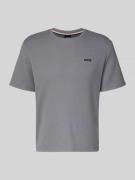 Regular fit T-shirt van katoenmix