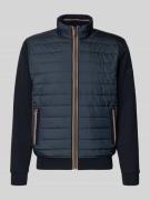 Sweatjack met labeldetail