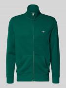 Sweatjack met labelstitching