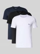 Regular fit T-shirt van puur katoen in een set van 3 stuks, model 'CLA...