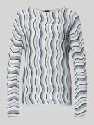 Loose fit gebreide pullover van katoenmix