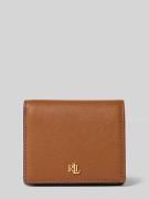 Portemonnee van leer met labelapplicatie