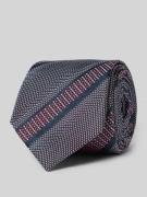 Stropdas van zijde in all-over look (7,5 cm)