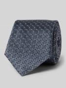 Stropdas van zijde in all-over look (7,5 cm)