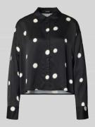 Overhemdblouse met knoopsluiting, model 'Famena'