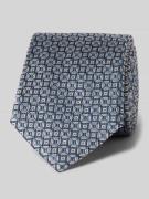 Stropdas van zijde in all-over look (8 cm)