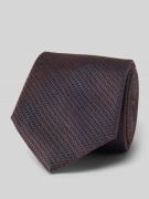 Stropdas van zijde met structuurmotief (7,5 cm)
