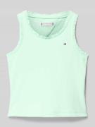 Tanktop met labelstitching