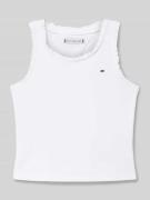 Tanktop met labelstitching