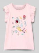 Tanktop met volantmouwen