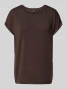 Regular fit T-shirt van lyocell-mix, model 'AVA'