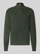 Gebreide pullover met opstaande kraag