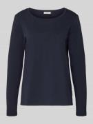 Shirt met lange mouwen van katoen met logodetail