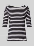 T-shirt met boothals