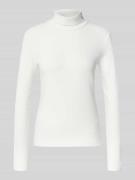Slim fit turtleneck met viscose