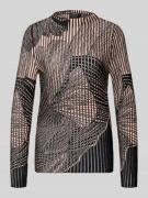 Gebreide pullover met opstaande kraag