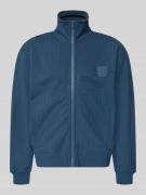 Regular fit sweatjack van katoenmix, model 'DAVRONTO'