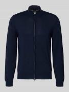 Cardigan met labeldetail, model 'Balonso'