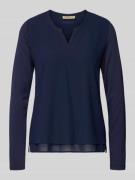 Blouse met tuniekkraag