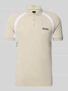Slim fit poloshirt met korte knoopsluiting, model 'PL_TOC SPIN CB'