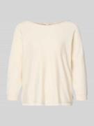 Gebreide pullover van viscosemix met veters aan de achterkant