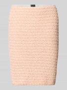 Knielange rok van katoenmix