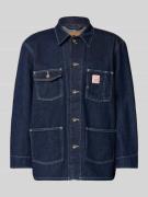 Relaxed fit jeansjack met logopatch, model 'Berkley'