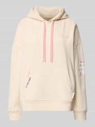 Hoodie met stitchings en kangoeroezak