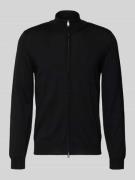 Cardigan met labeldetail, model 'Balonso'