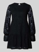 Mini-jurk met ronde hals