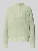 Regular fit schipperstrui in gebreide look