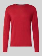Gebreide pullover met ronde hals