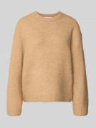 Gebreide pullover met wol