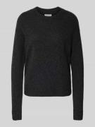 Wollen pullover met ronde hals